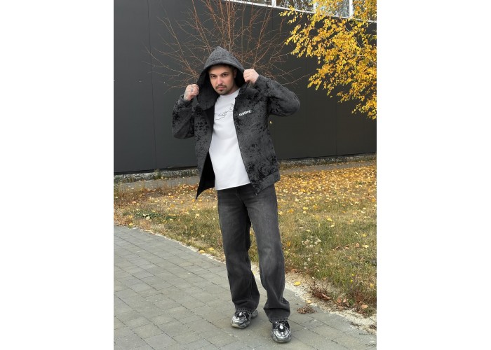 Худі на блискавці чорний