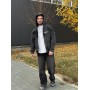 Худі на блискавці чорний