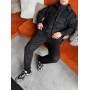 Штани сорочка чорна (замш коттон)