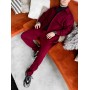 Штани сорочка бардо (замш коттон)