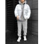 Курточка біла принт (dp9)