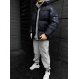 Курточка чорна принт (dp8)