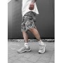 Шорти паутина бел лампас