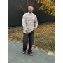 Светр зебра беж