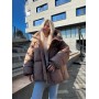 Курточка жіноча коричнева